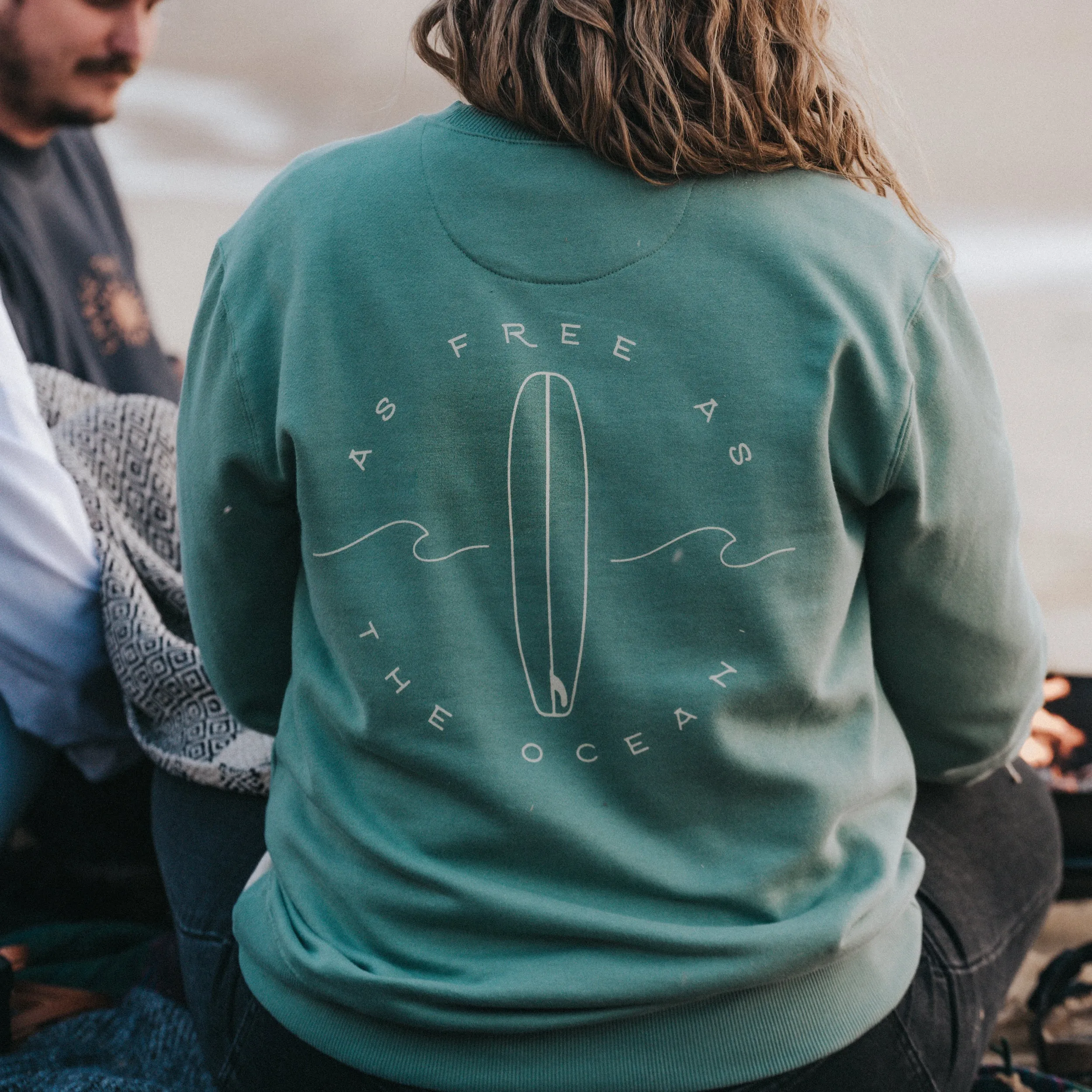 As Free As The Ocean Organic Sweatshirt